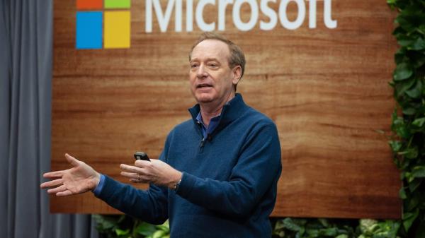 Microsoft president Brad Smith. 